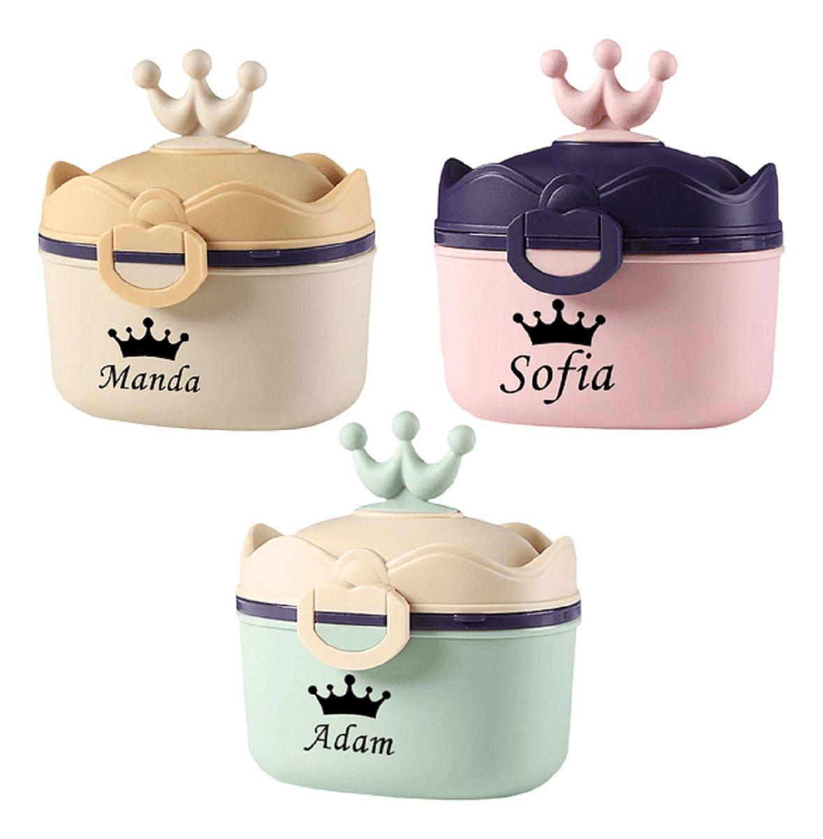 Set 3 Contenedor Formula Leche Portatiil Compacto Bebes Lau -0