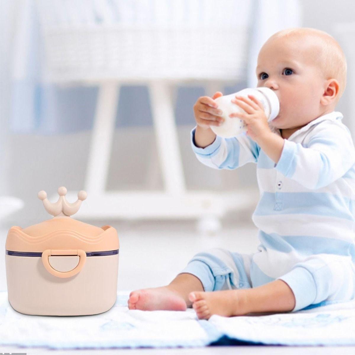 Set 3 Contenedor Formula Leche Portatiil Compacto Bebes Lau -1