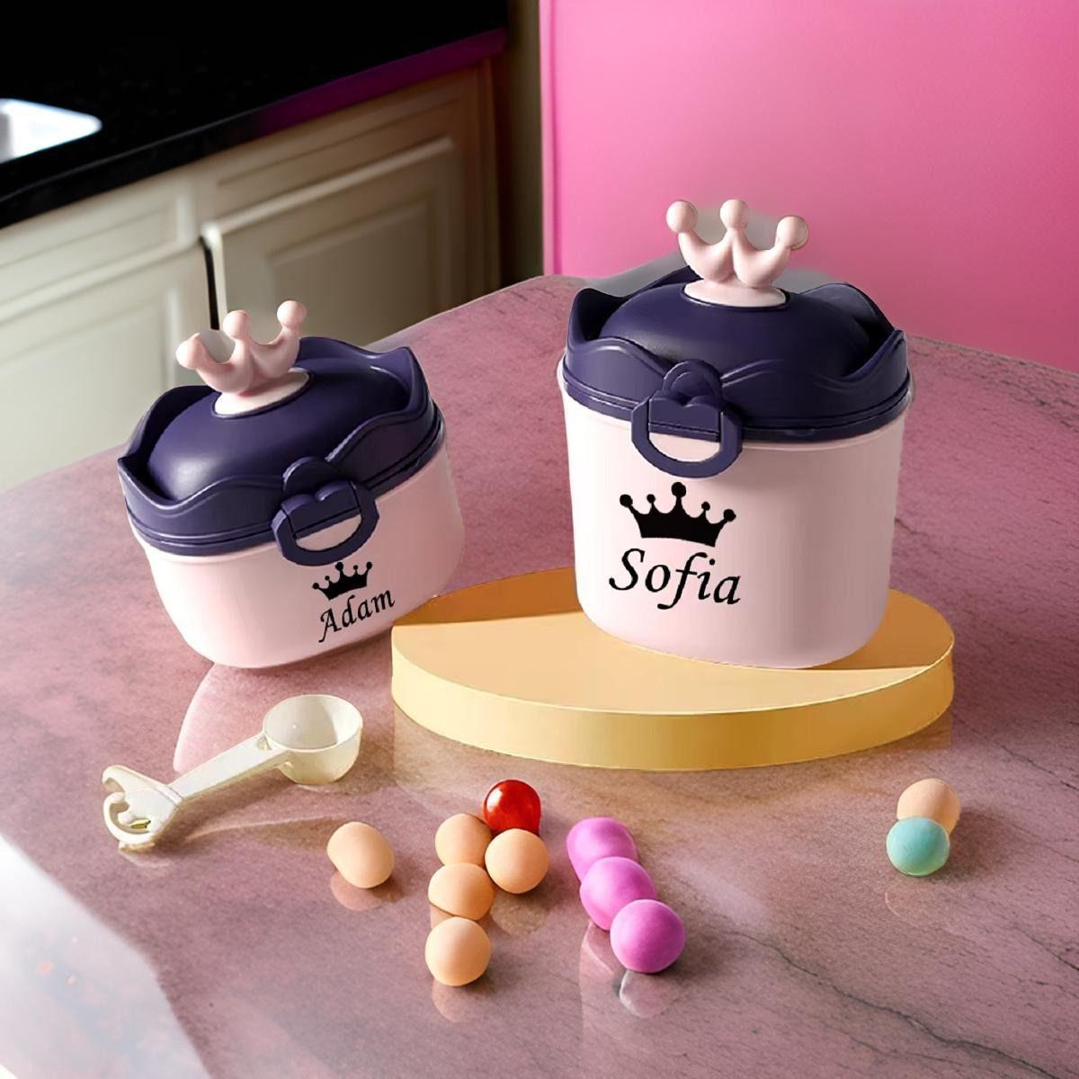 Set 3 Contenedor Formula Leche Portatiil Compacto Bebes Lau -5