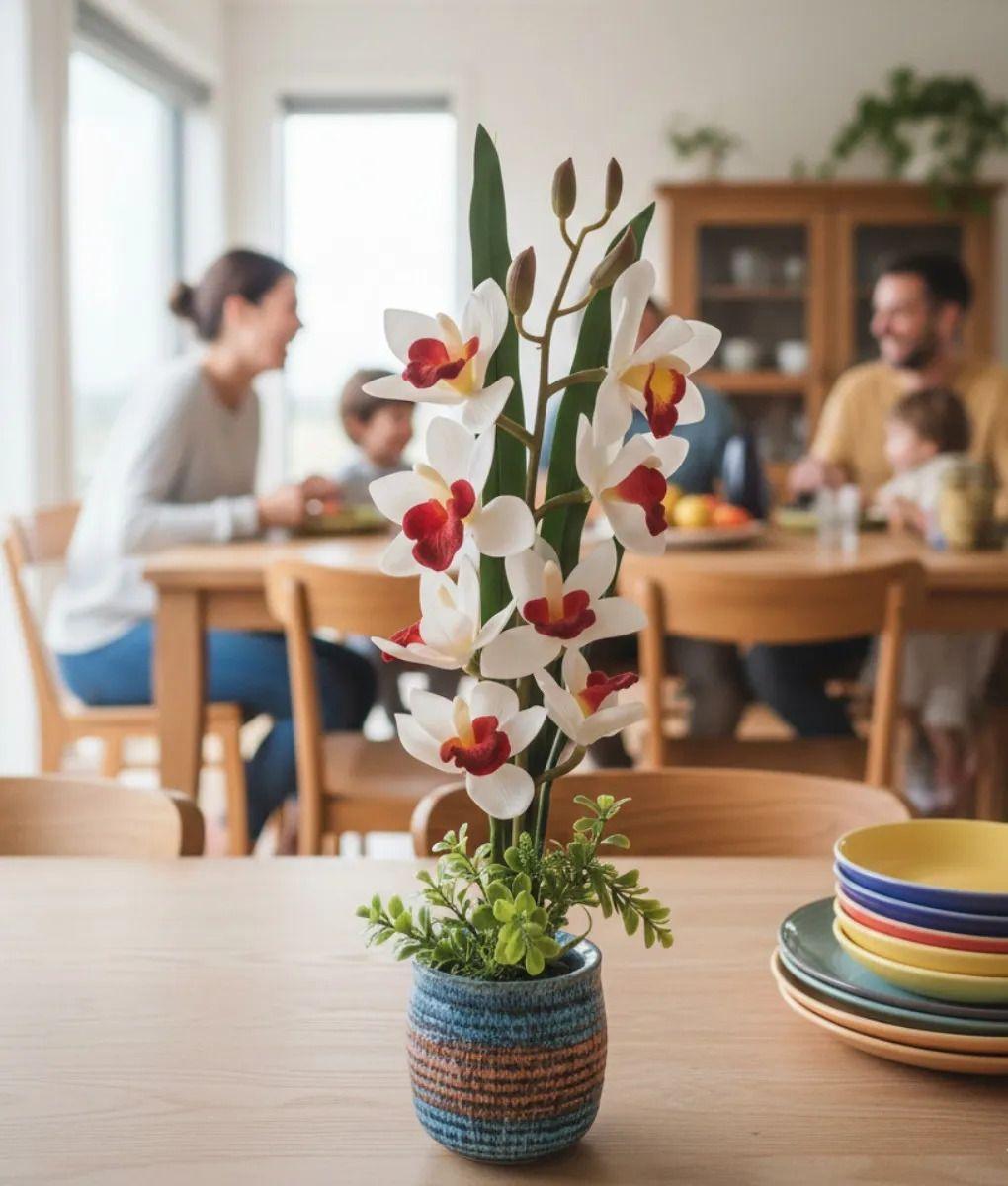 Planta Decorativa Artificial Tropical Elegante Floral Jhn-7