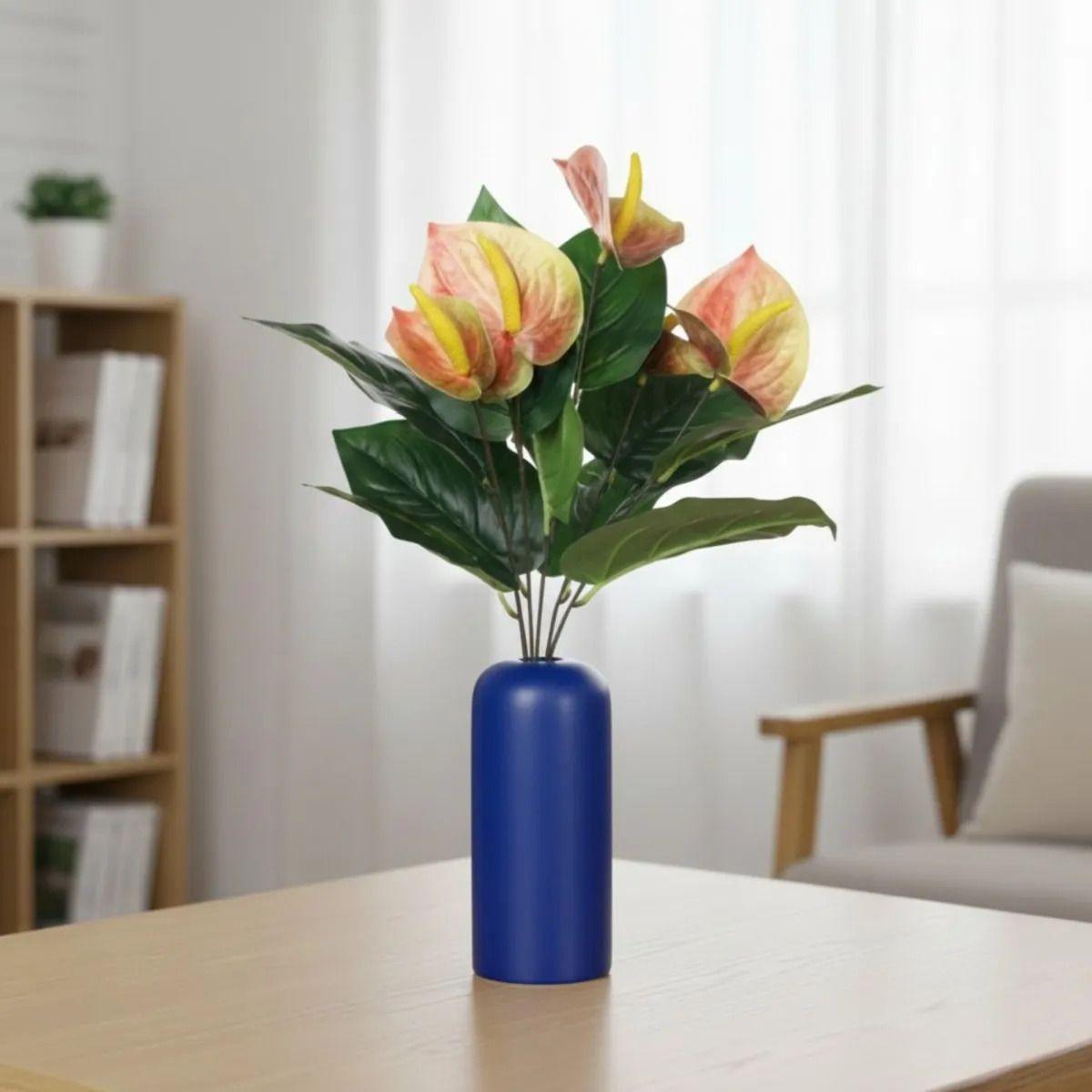 Ramo Floral Artificial Anthurium Adorno Decorativo Jhn-7