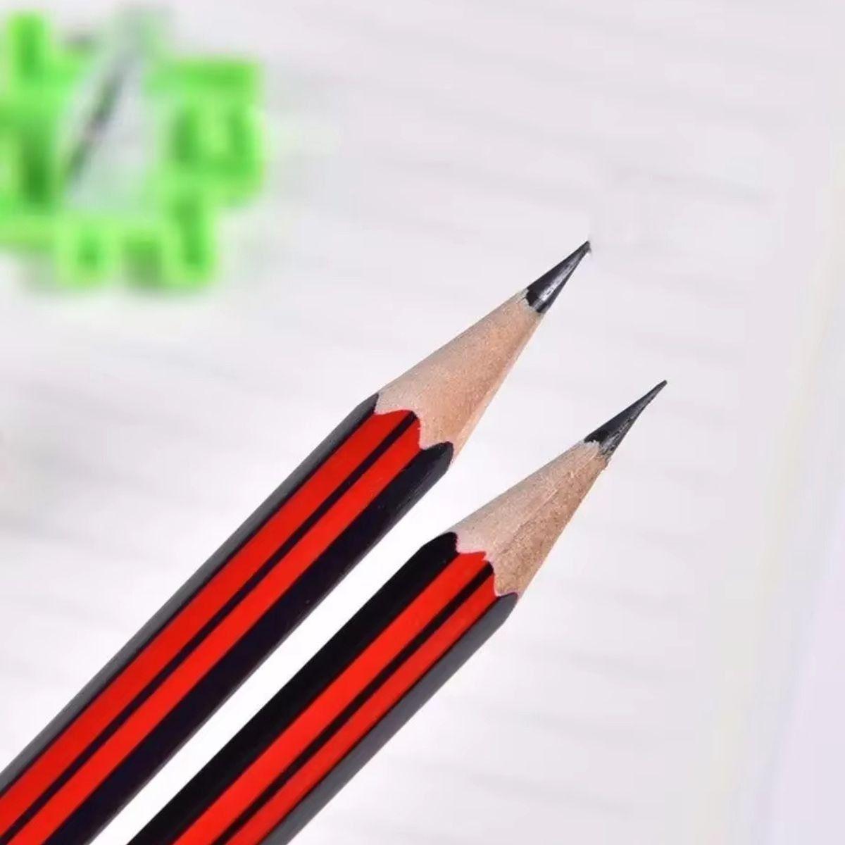 Set 3 Lápiz Escritura Dibujo Compacto Escolar Bocetos Jhn-4