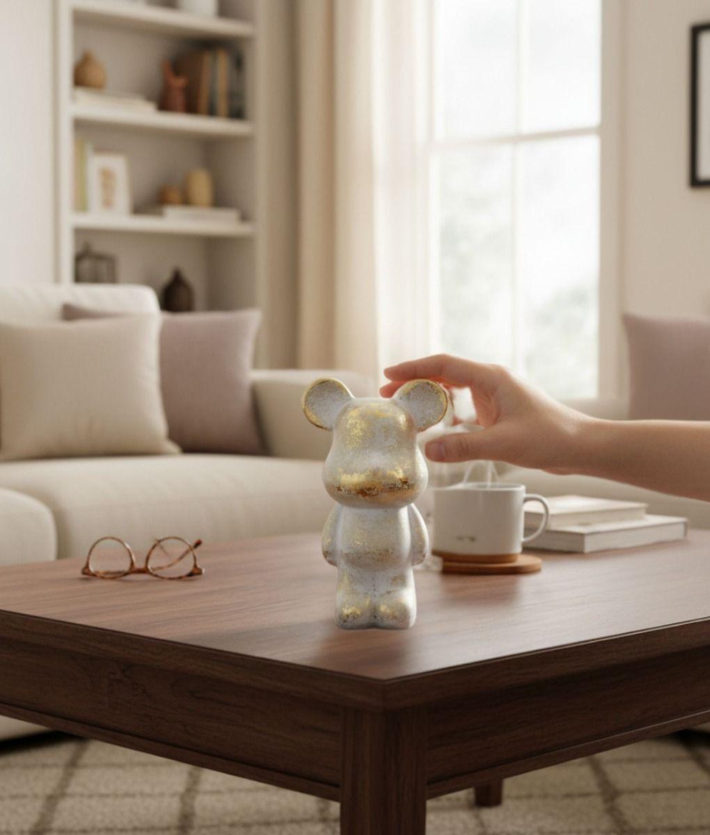 Figura Decorativa Oso Adorno Moderno Arte Hogar Jhn-2