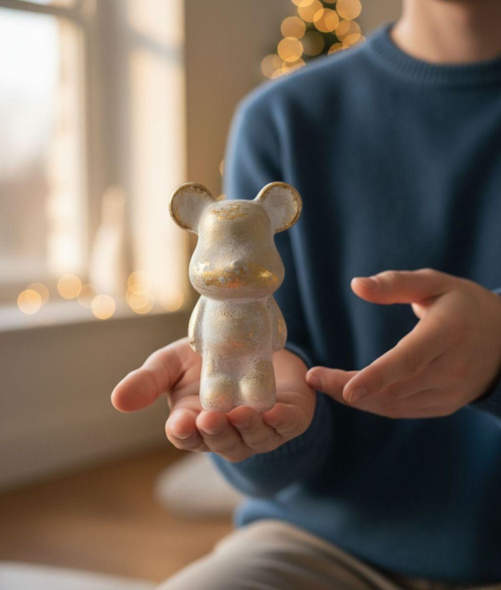 Figura Decorativa Oso Adorno Moderno Arte Hogar Jhn-3