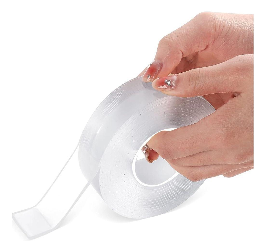 Set 3 Cinta Adhesiva Gel Doble Cara Multiusos 24mm Jhn-2