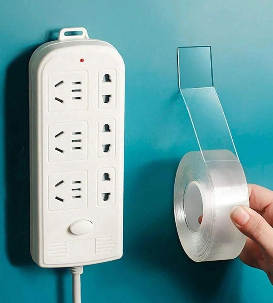 Set 3 Cinta Adhesiva Gel Doble Cara Multiusos 24mm Jhn-7