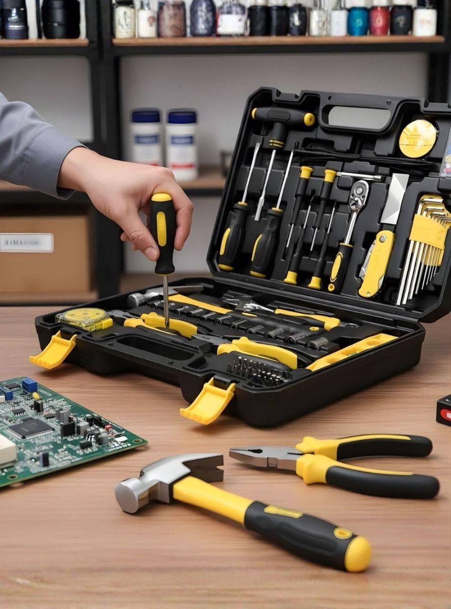 Kit Herramientas Mecánicas Manuales Combinadas Maletín Jhn-6