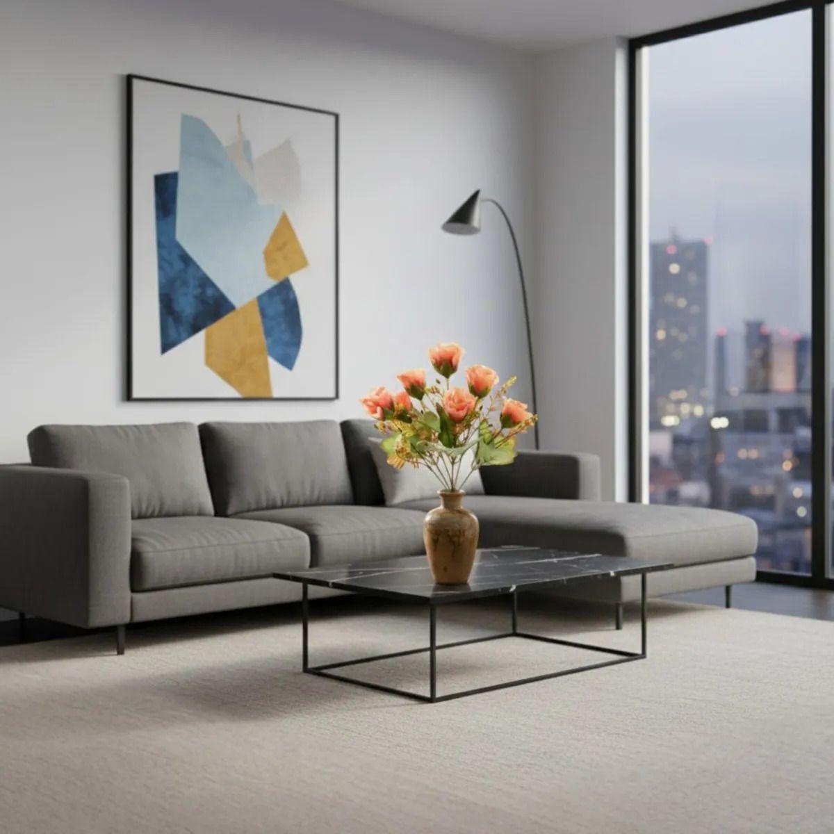 Set 4 Ramo Artificial Floral Ornamental Armonía Botánica Jhn-7