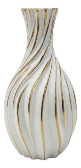Florero Decorativo Jarrón Escultural Diseño Remolino Jhn-9