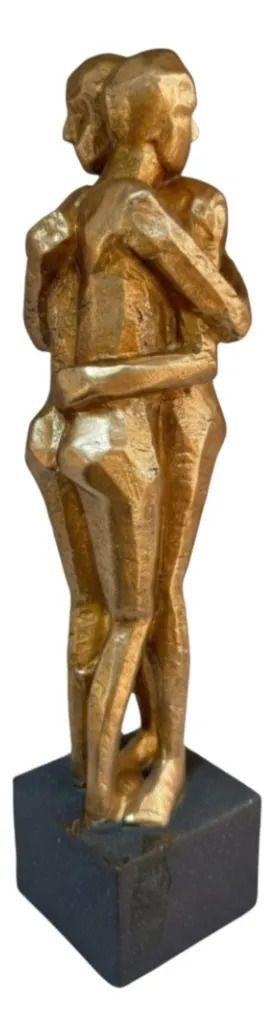 ​Escultura Decorativa Eterno Abrazo Arte Conexión Humana AJ-6