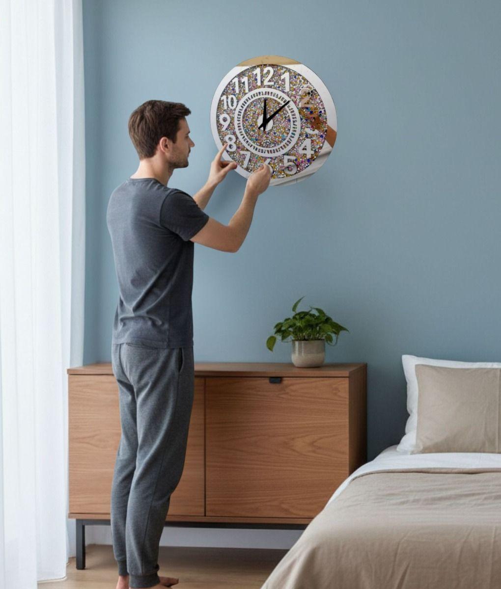 Reloj Pared Decorativo Estilo Calado Diseño Dinámico Jhn-3