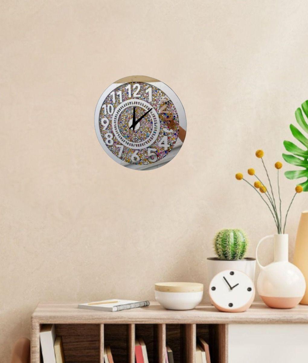 Reloj Pared Decorativo Estilo Calado Diseño Dinámico Jhn-5