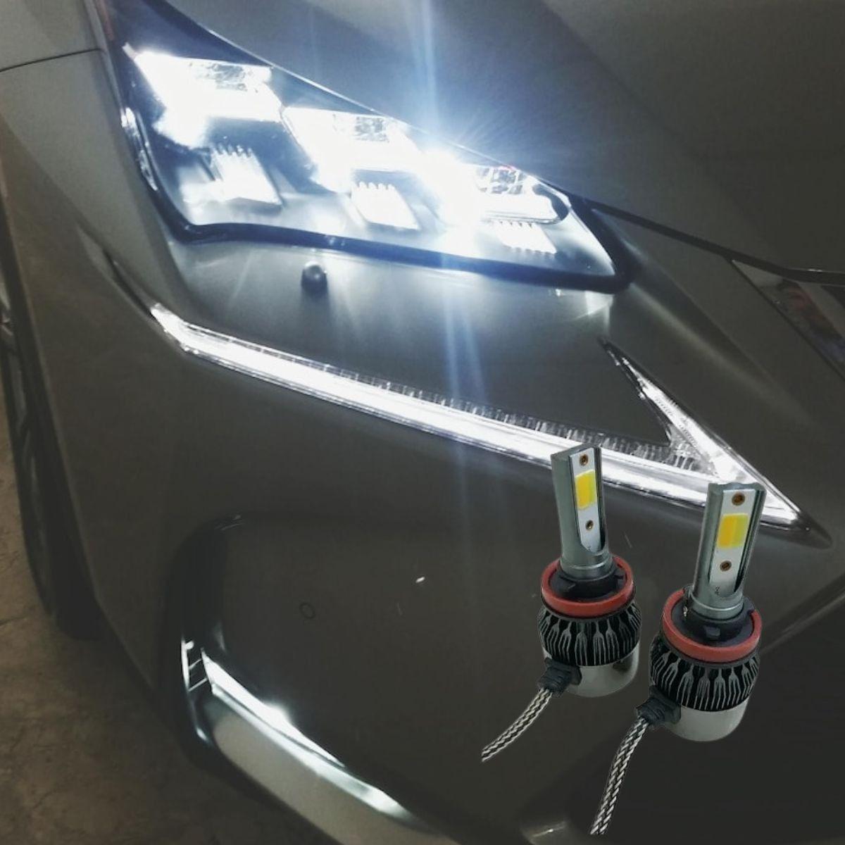 Ampolleta LED Auto Sistema Enfriamiento Alta Velocidad Jhn-2