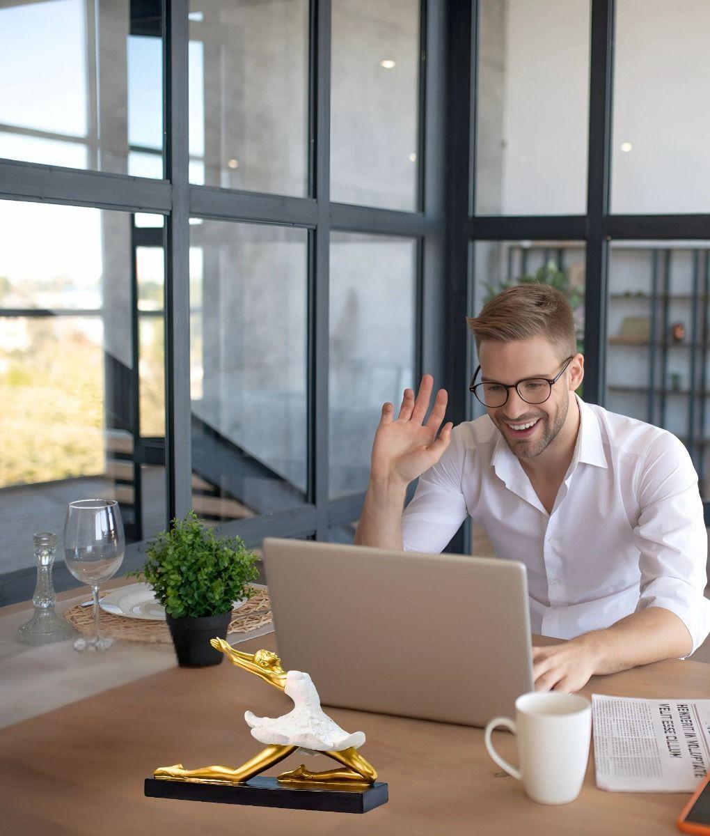 Figura Decorativa Estatua Bailarina Ballet Adorno Hogar Jhn-5