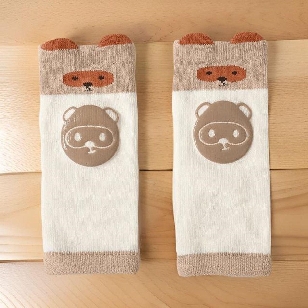 Set 5 Rodilleras Largas Algodón Diseño Animales Bebe Lau-3