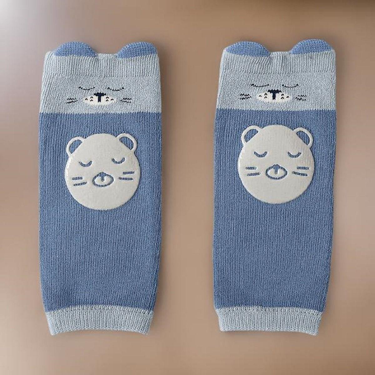 Set 5 Rodilleras Largas Algodón Diseño Animales Bebe Lau-5