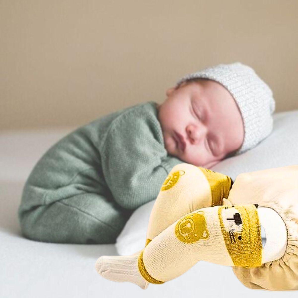 Set 5 Rodilleras Largas Algodón Diseño Animales Bebe Lau-8