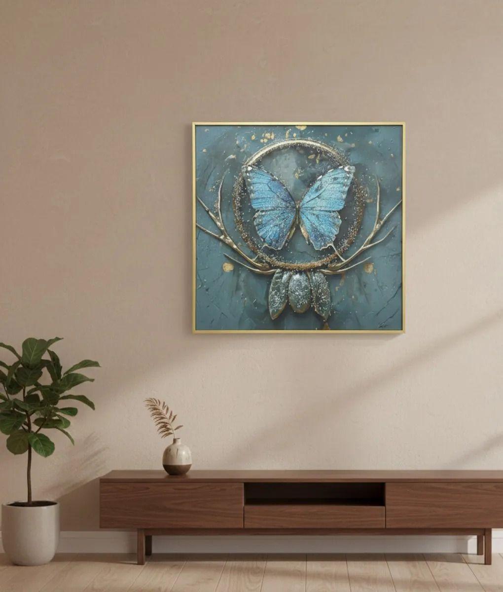 Cuadro Decorativo Pared Contemporáneo Mariposa Fantasía Jhn-6