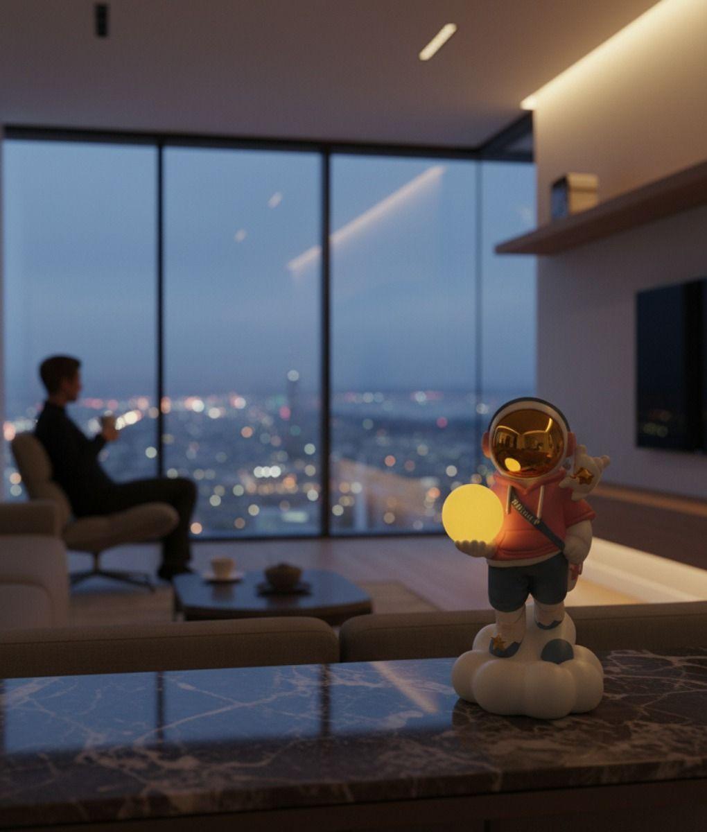 Figura Decorativa Explorador Celestial Estatua Adorno Jhn-2