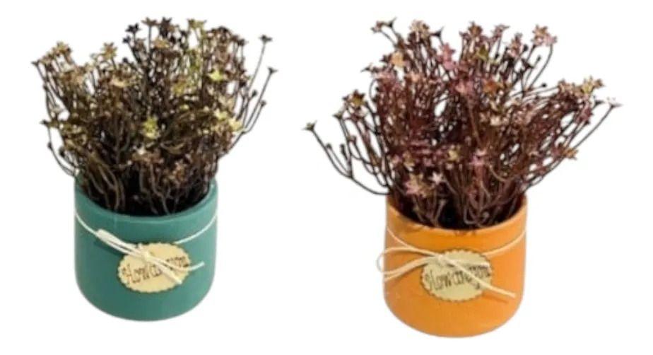 Planta Decorativa Artificial Adorno Estilo Rústico Jhn-9