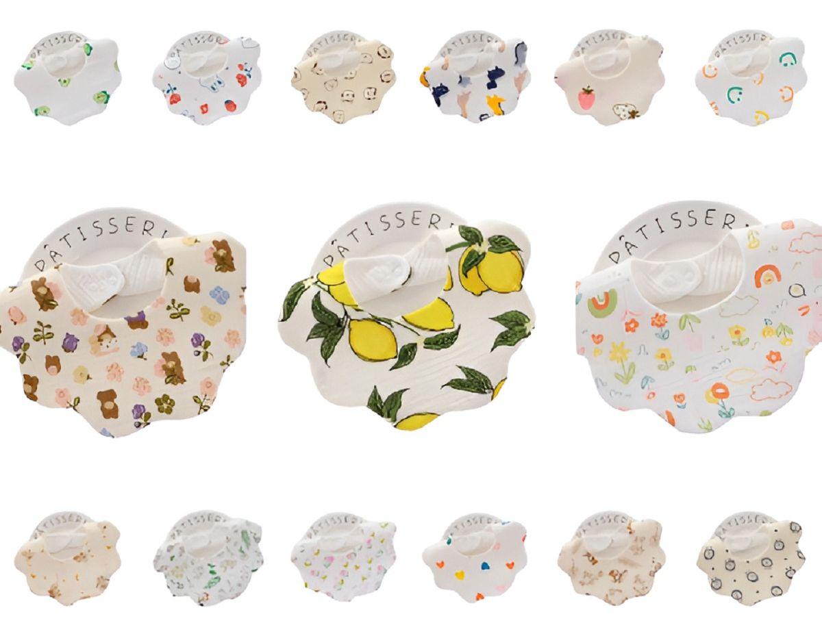 Set 4 Babebros Algodón Impermeable Comida Bebes Lau-0