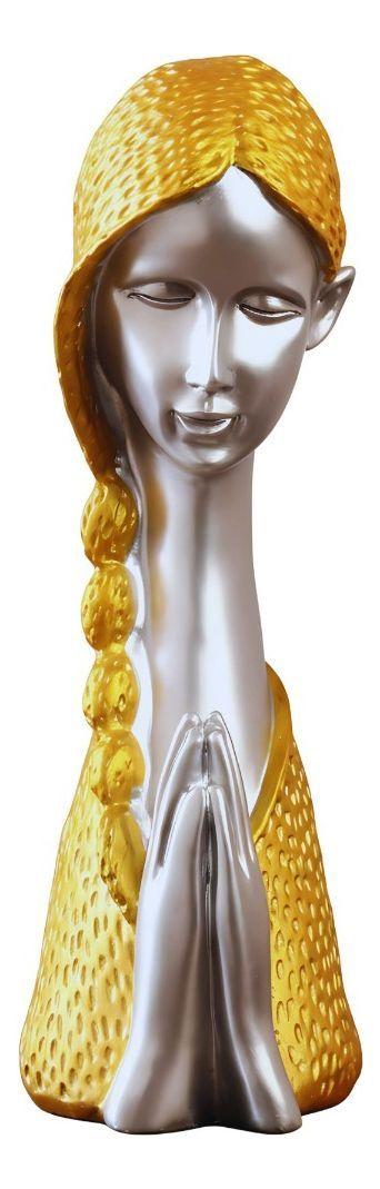 Figura Decorativa Niña Rostro Adorno Hogar Estatua Jhn-2