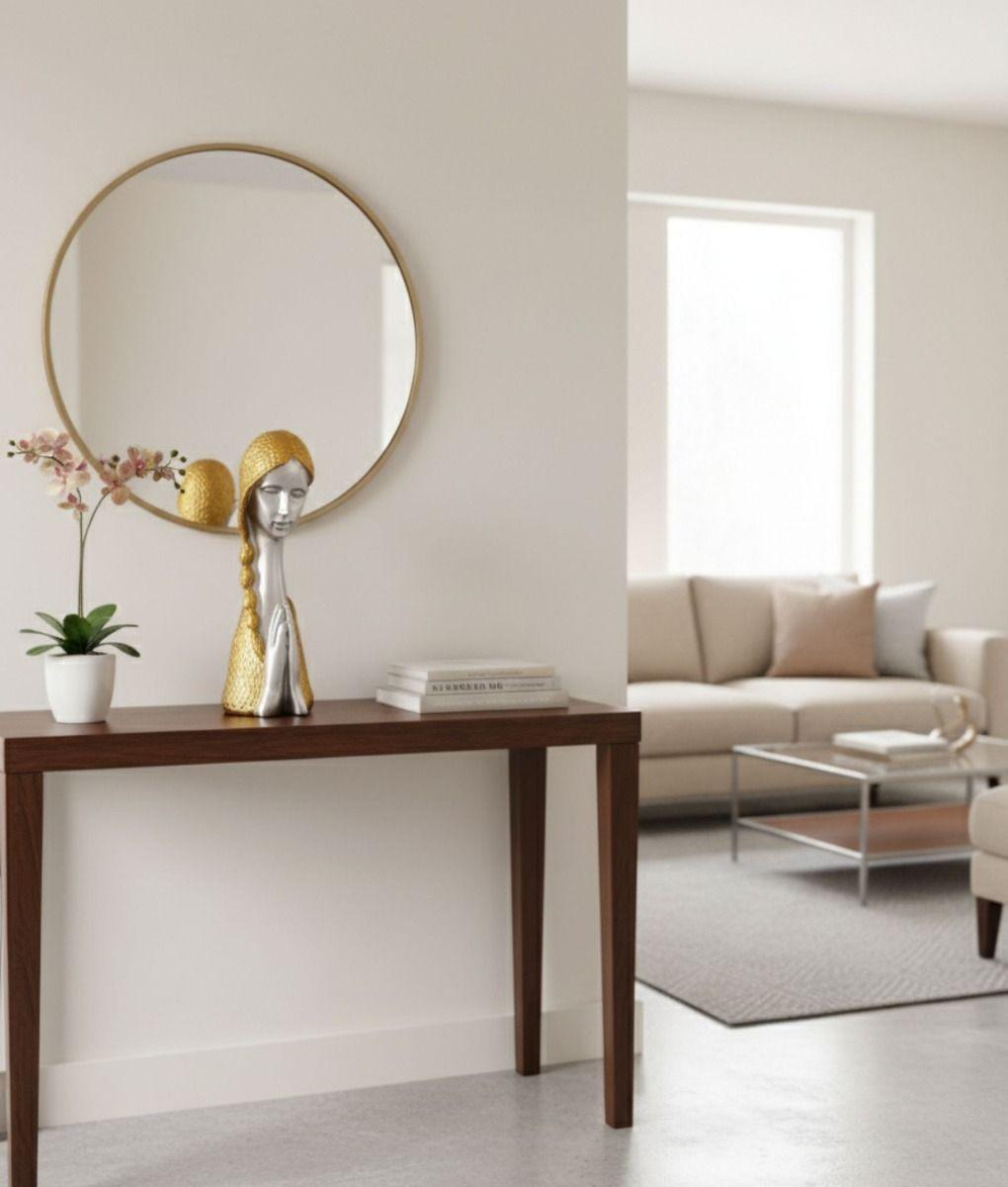 Figura Decorativa Niña Rostro Adorno Hogar Estatua Jhn-7