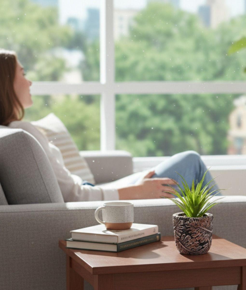 Set 2 Planta Decorativa Suculenta Adorno Hogar Jhn-2