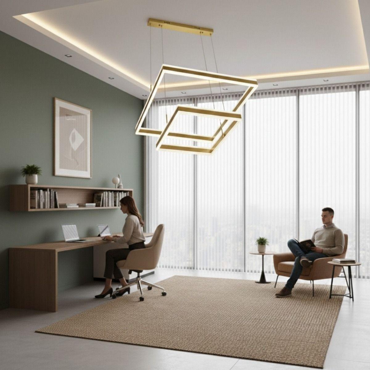 Lámpara Techo Colgante Geométrica Moderna Decorativa Jhn-3