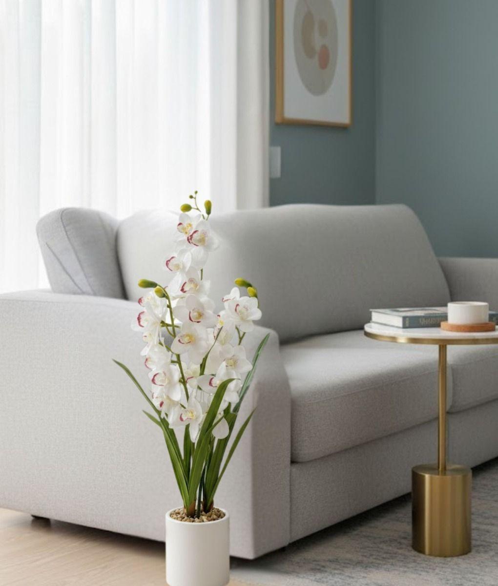 Planta Artificial Decorativa Orquídea Elegante Adorno Jhn-6