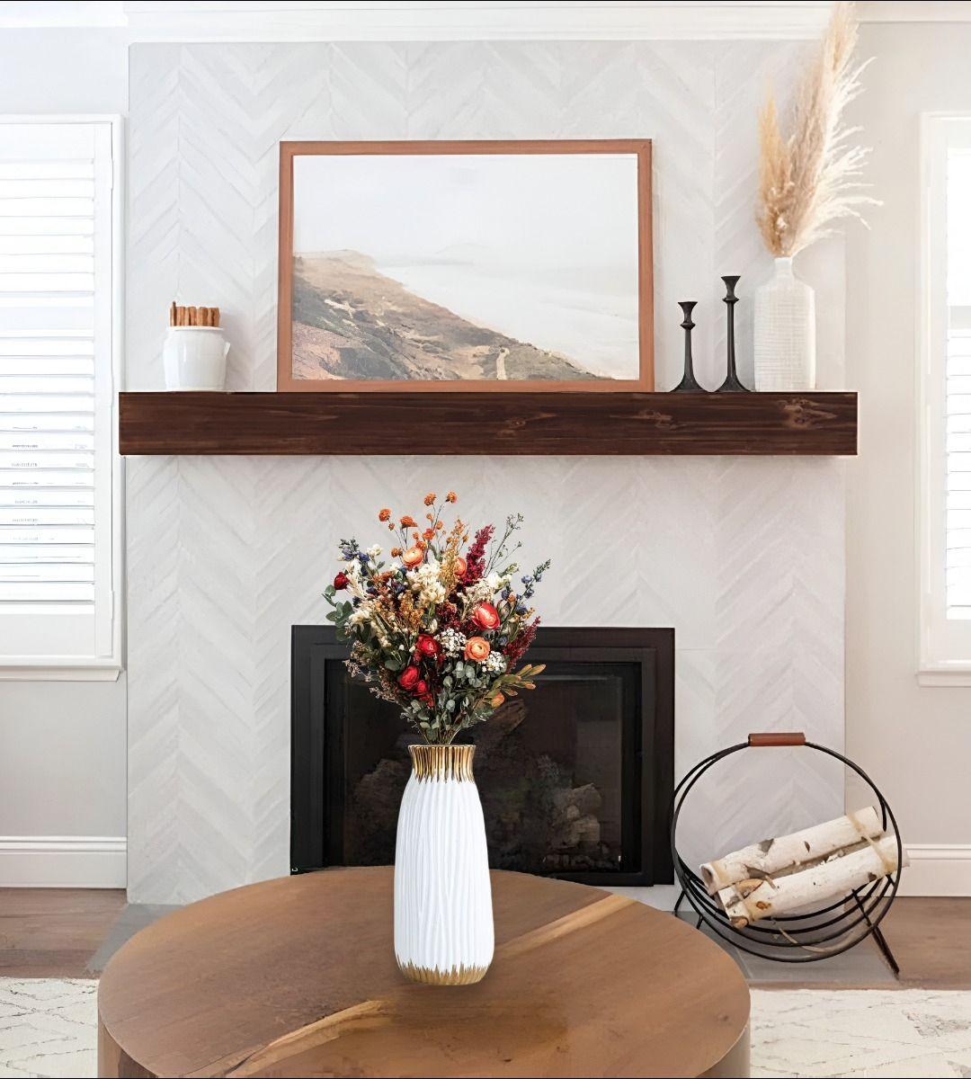 Florero Jarrón Cilíndrico Decorativo Moderno hogar 24cm Jhn-5