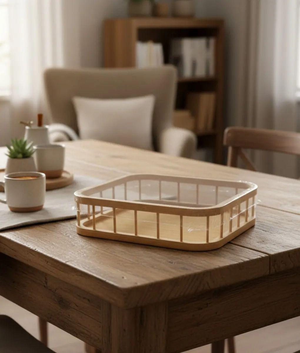 Bandeja Servicio Decorativa Estilo Exhibición Hogar Jhn-9