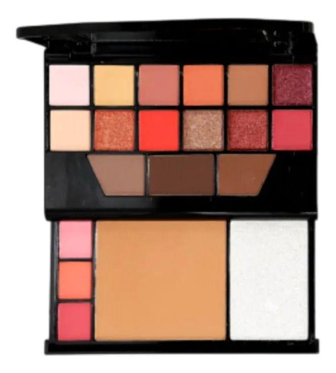 Set 3 Paletas Sombras Colores Pigmentación Profesional ALJ-0