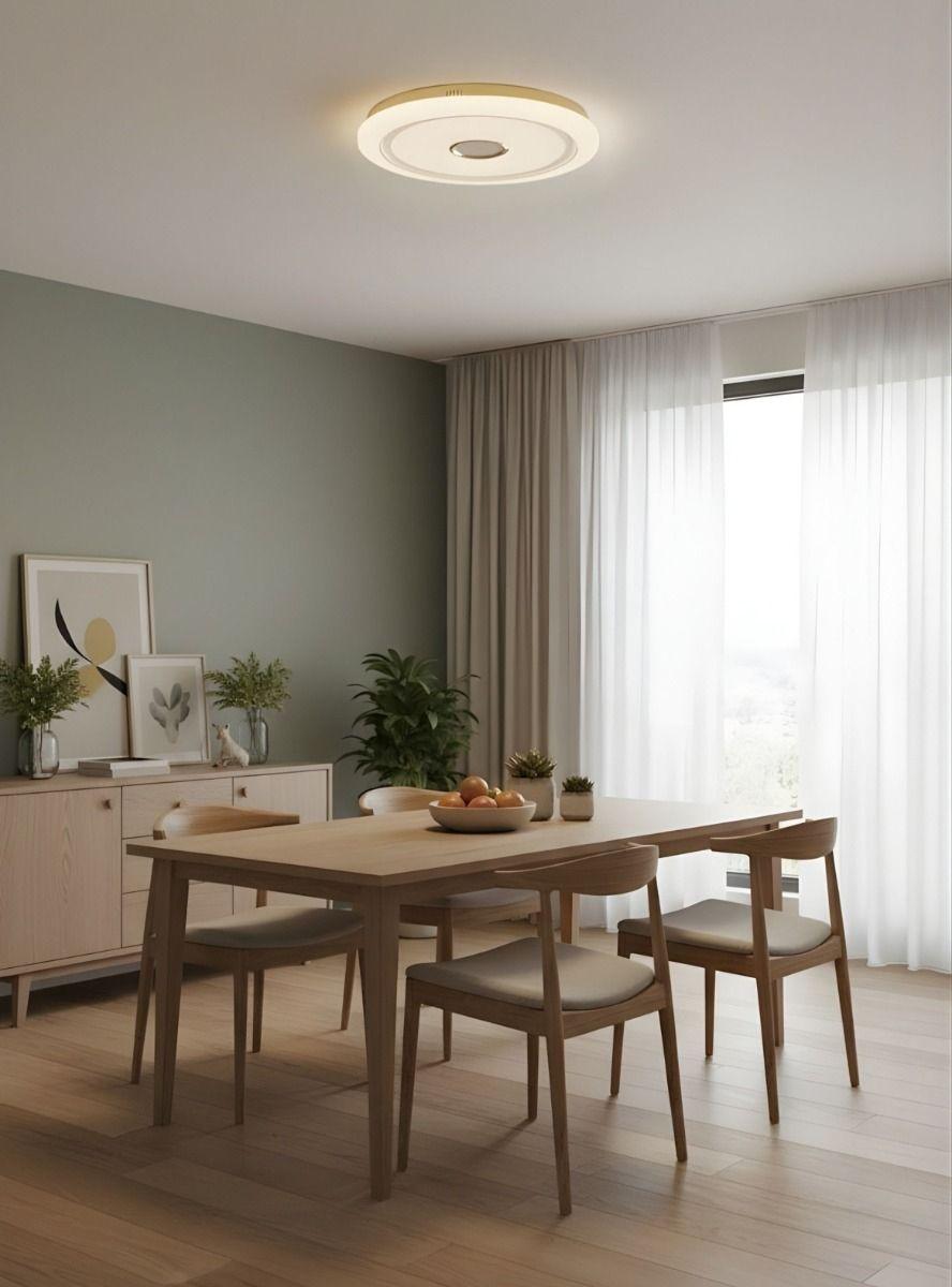 Lámpara Techo LED Minimalista Detalle Central Plafón Jhn-9