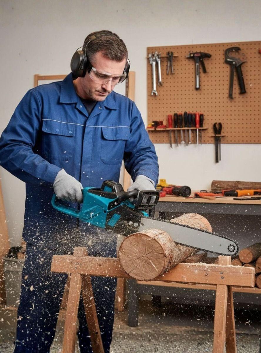 Motosierra Inalámbrica Alto Rendimiento Ergonómica Jhn-3