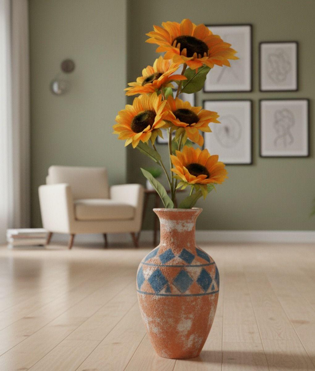 Flores Artificiales Ramo Decorativo Girasoles Adorno Jhn-7