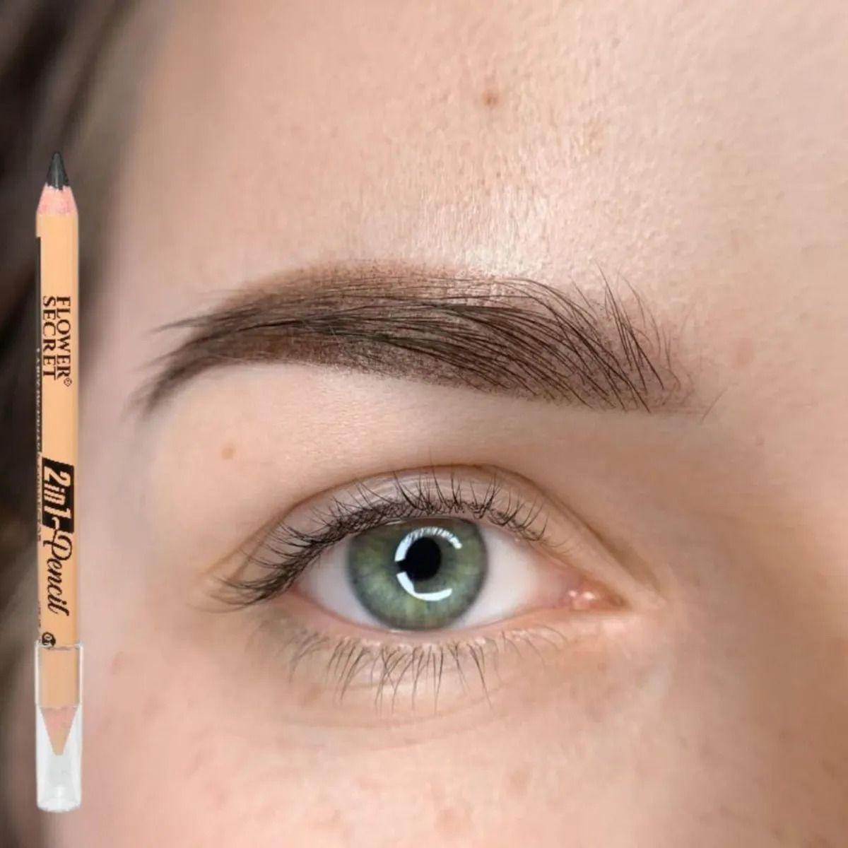 Set 6 Lápices Cejas Corrector Dual Efecto Microblading ALJ-7