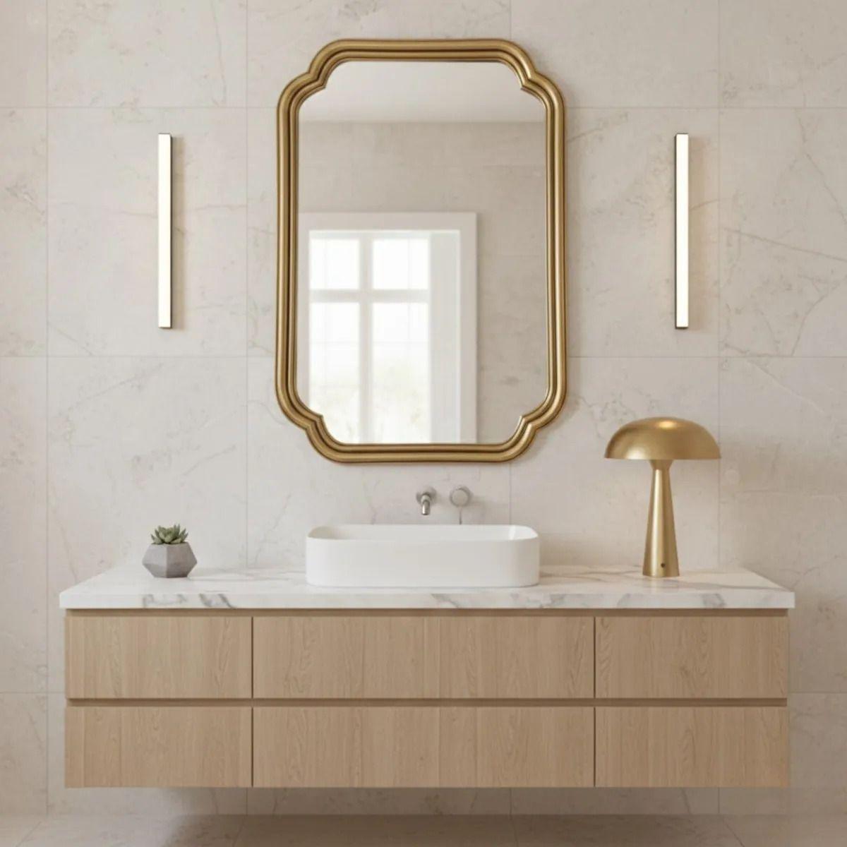 Espejo Pared Decorativo Vintage Estilo Barroco Moderno Jhn-7