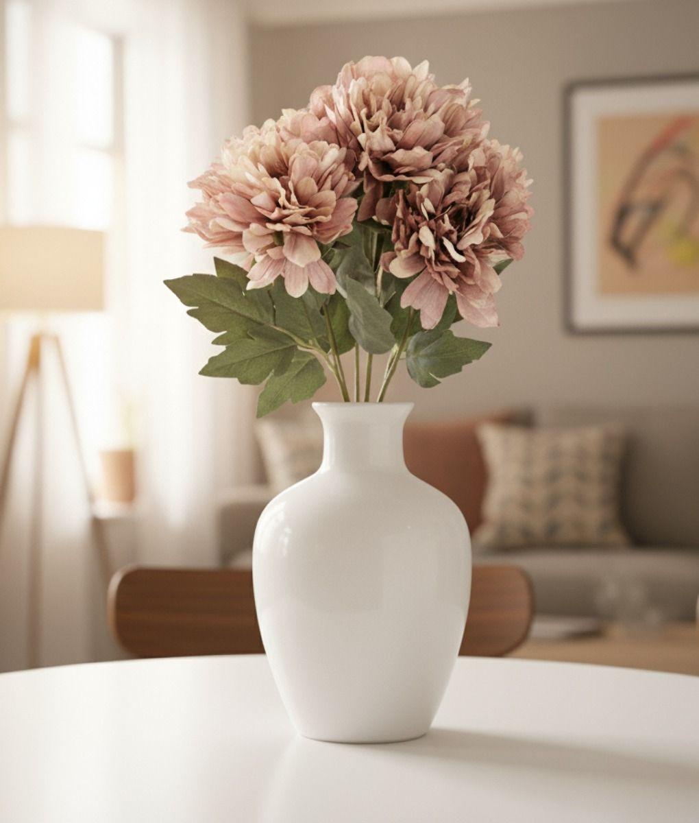 Flores Artificiales Ramo Decorativo Pétalos Capas Adorno Jhn-8