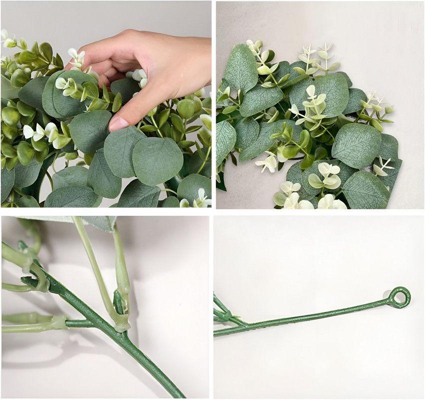 Flor Planta Artificial Guirnalda Colgantes Decorativas Lau-2
