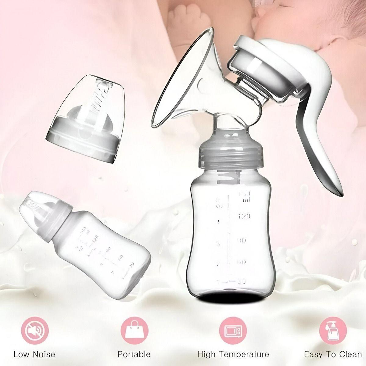 Sacaleche Extractor Leche Manual Lactancia Portátil Jhn-4