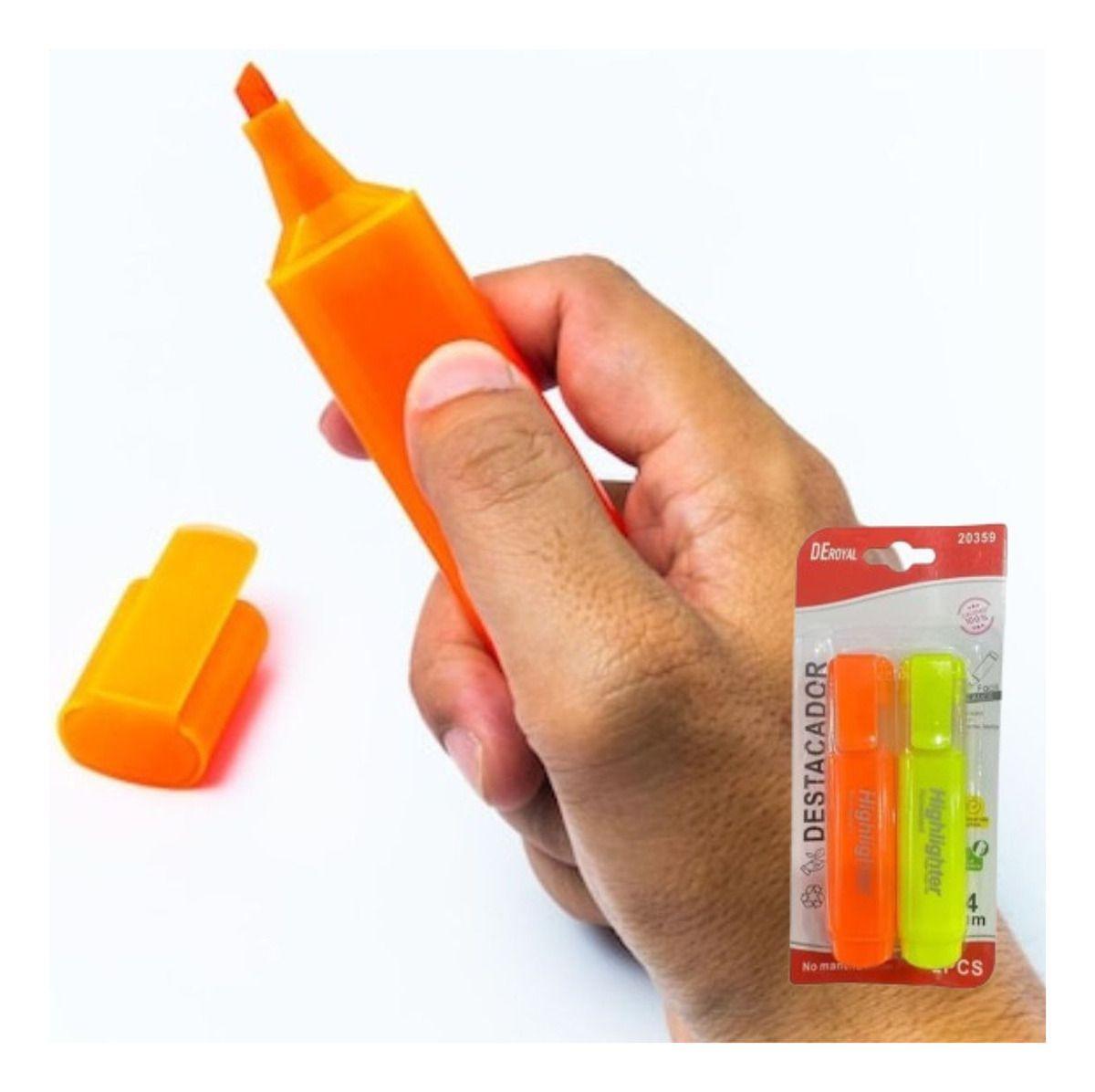 Set 8 Marcador Resaltador Fluorescentes Ergonómico Jhn-8