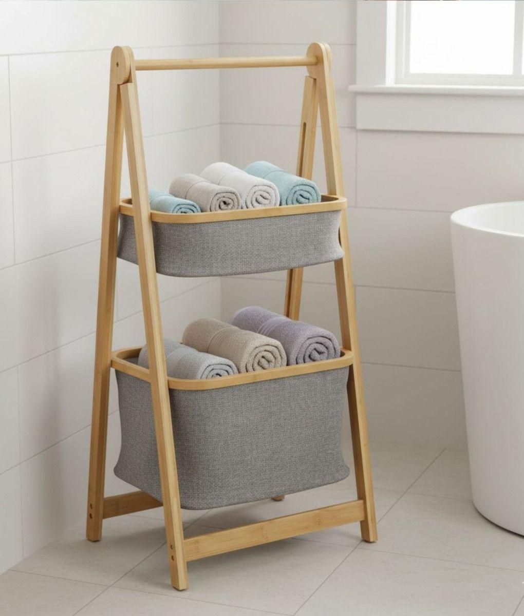 Estante Organizador Ropa Doble Nivel Moderno Funcional Jhn-6