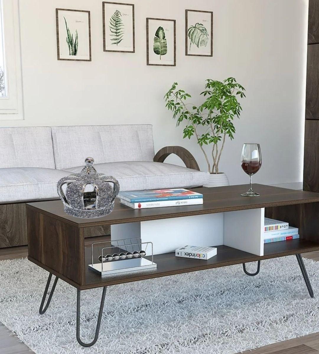 Figura Decorativa Corona Brillante Hogar Decoración Jhn-8