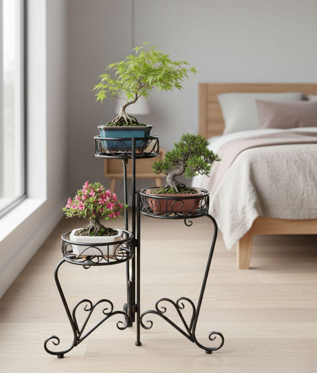 Porta Maceta Decorativo Soporte Plantas 3 Niveles Jhn-6