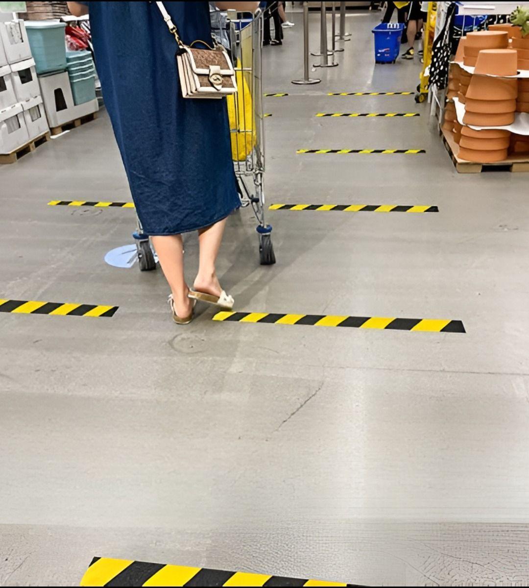 Set 3 Cinta Seguridad Antideslizante Rayas Alta Tracción Jhn-5