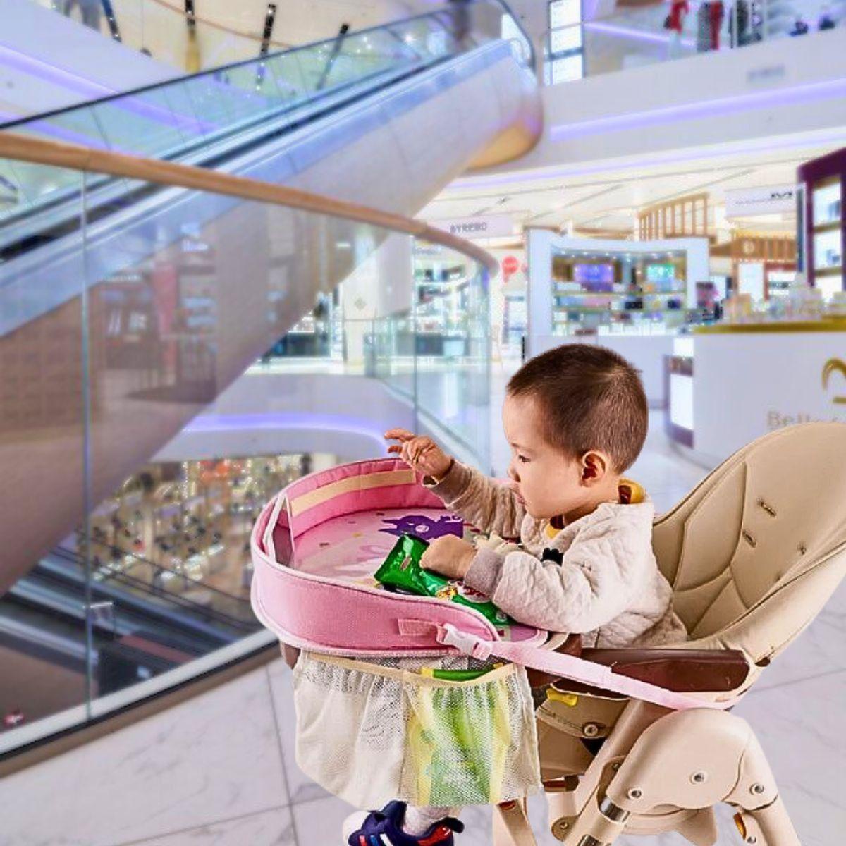 Organizador Mesa Portatil Auto Carrito Impermeable Bebe Lau-1