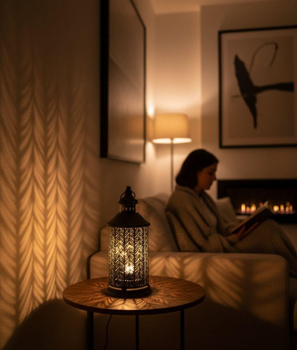 Portavelas Decorativo Ambiente Acogedor Hogar Moderno Jhn-3