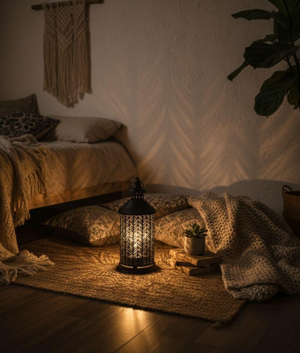 Portavelas Decorativo Ambiente Acogedor Hogar Moderno Jhn-7