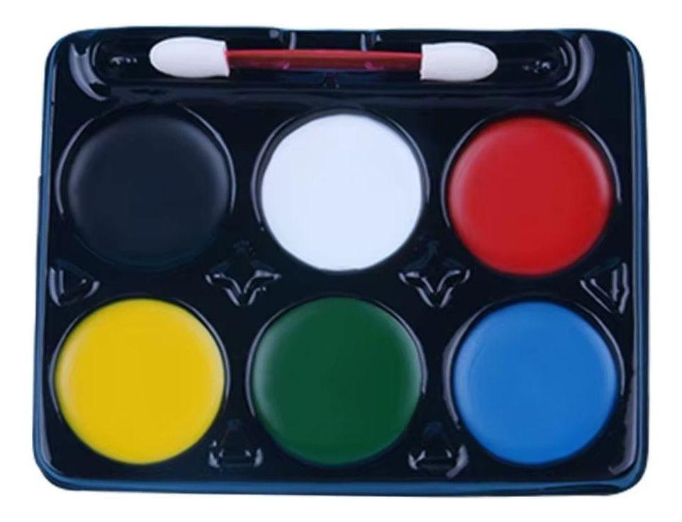 Set 8 Maquillaje Fluorescente Rostro Cuerpo Colores Jhn-0